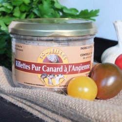 Rillettes pur canard à l'ancienne 180g