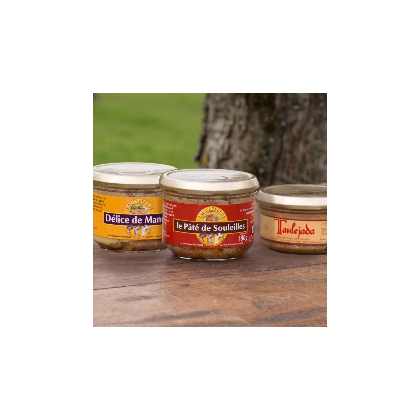 LOT : 3 SPÉCIALITÉS AU FOIE GRAS