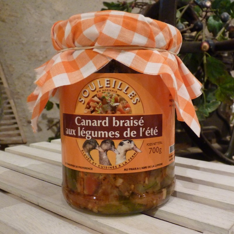 Canard braisé aux légumes de l'été