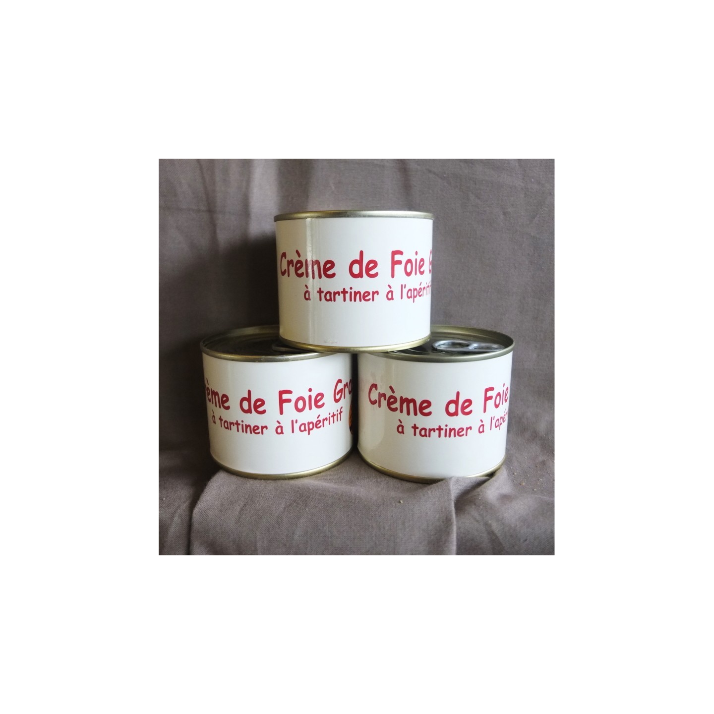 LOT DE 3 CRÈMES DE FOIE GRAS 190G