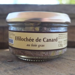 Effilochée de canard  au Foie Gras 120 g