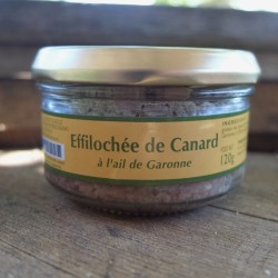 Effilochée de canard à l'Ail de Garonne 120 g
