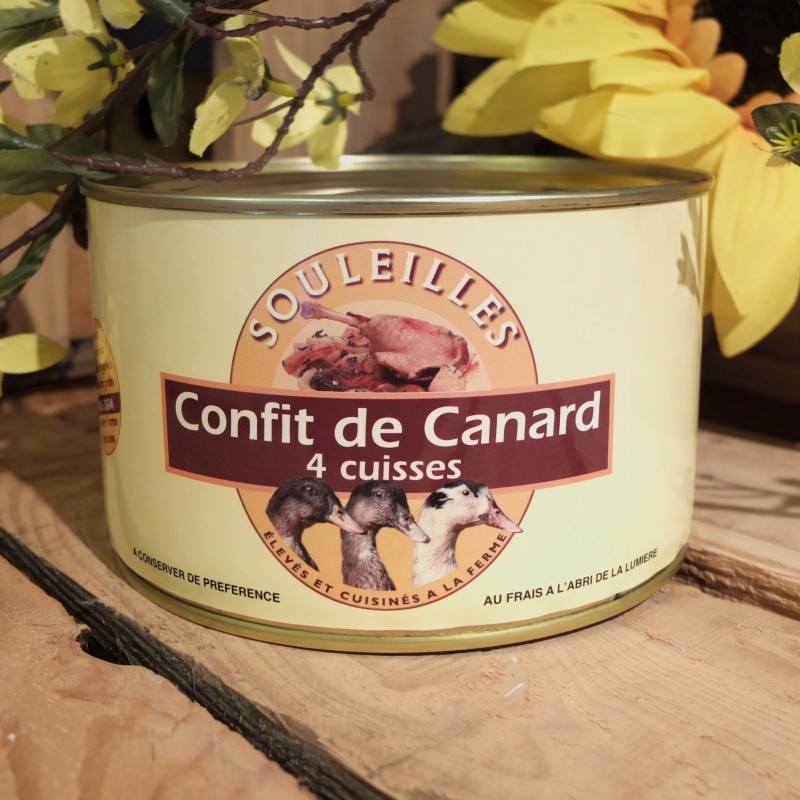 BOITE Confit de Canard 4 cuisses