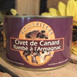 BOITE Civet de canard flambé à l'Armagnac 1450g