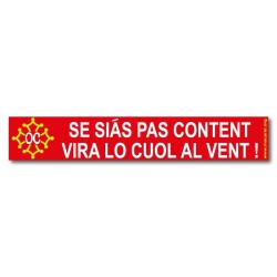 Autocollant Se siás pas content