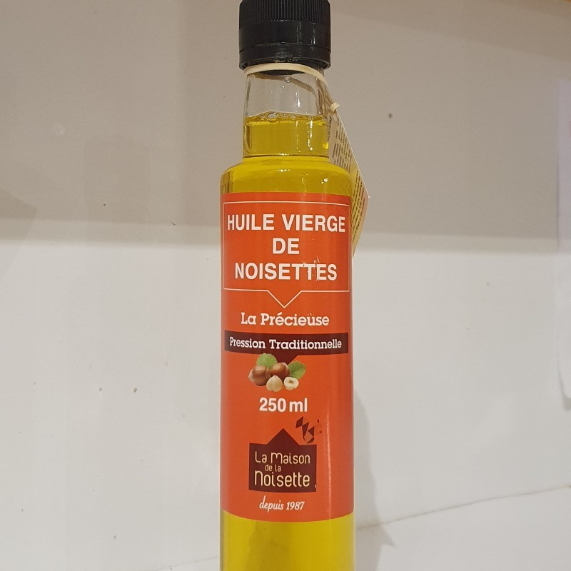 Huile vierge de noisettes