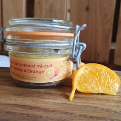 Foie Gras Entier Mi-cuit aux zestes d'orange 130g
