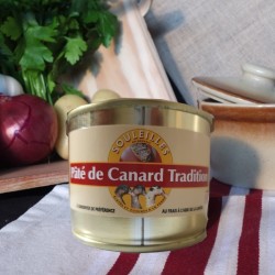 Pâté de canard tradition 180g - en boîte
