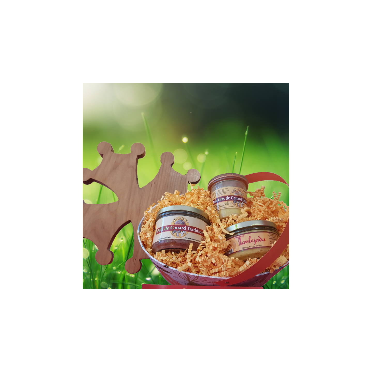 Corbeille Adissiatz - Cadeau gourmet foie gras et spécialités