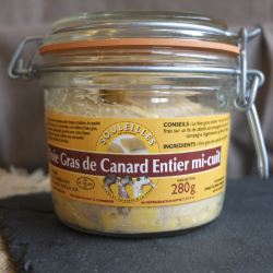 Foie gras Entier Mi-cuit 280g - COMMANDE PAR TÉLÉPHONE