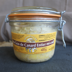 Foie Gras Entier Mi-cuit 400g - COMMANDE PAR TÉLÉPHONE