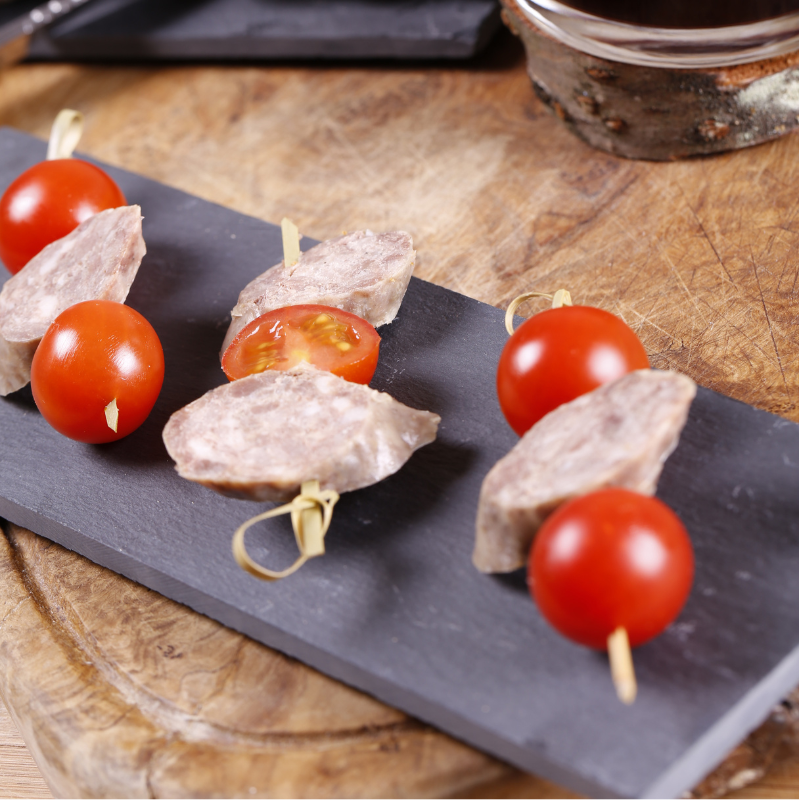 Saucisses de canard confites poche de 280g - COMMANDE PAR TÉLÉPHONE