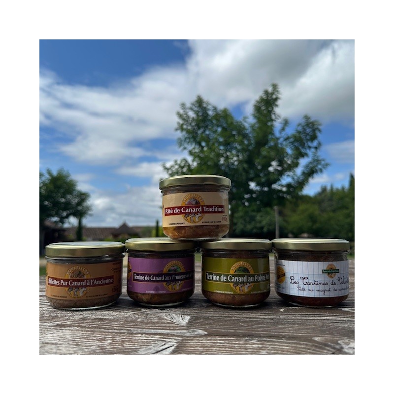 LOT ASSORTIMENT DE TERRINES