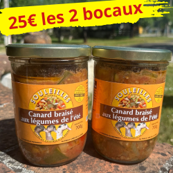 Canard braisé aux légumes de l'été